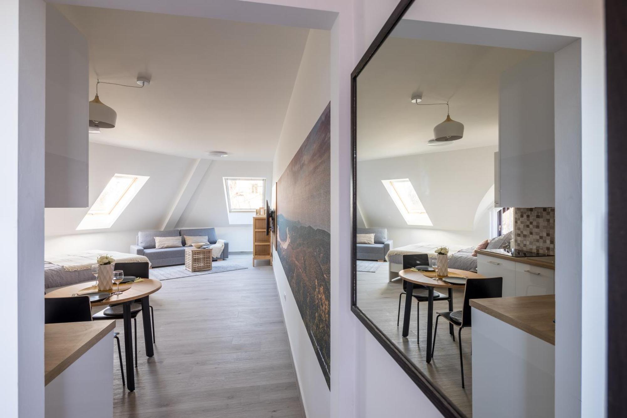 Stafetahaz Apartmanok 瓦茨 外观 照片